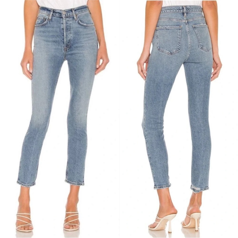 Agolde Nico Classic Blue Women's Jeans